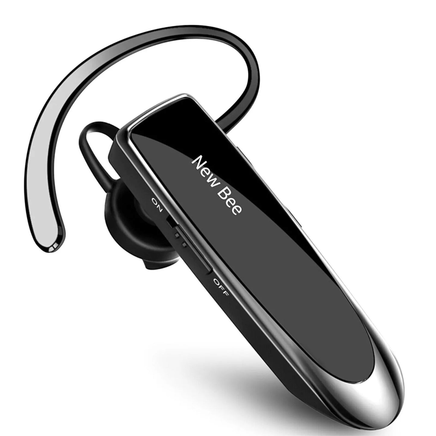 NEW BEE Bluetooth5.0 Headset Hands-Free Trucker Earpiece Noise-Canceling Headphone نيو بى سماعة رأس بدون استخدام اليدين بخاصية الغاء الضوضاء
