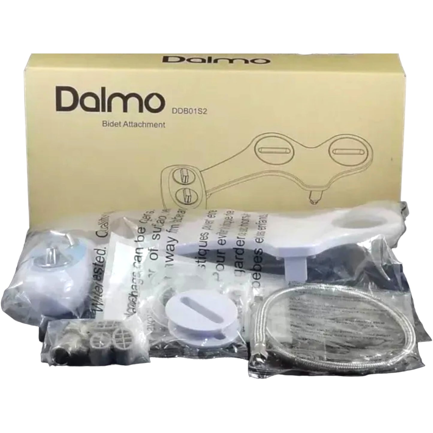 Bidet Fresh Water Spray Kit Non-Electric Toilet Seat Attachment Cold Wash بيديت طقم لرش المياه -مرفق مقعد المرحاض غير الكهربائى