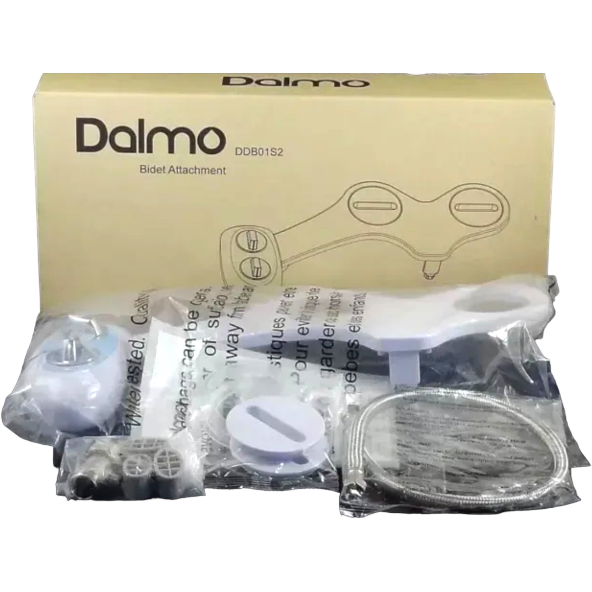 Bidet Fresh Water Spray Kit Non-Electric Toilet Seat Attachment Cold Wash بيديت طقم لرش المياه -مرفق مقعد المرحاض غير الكهربائى