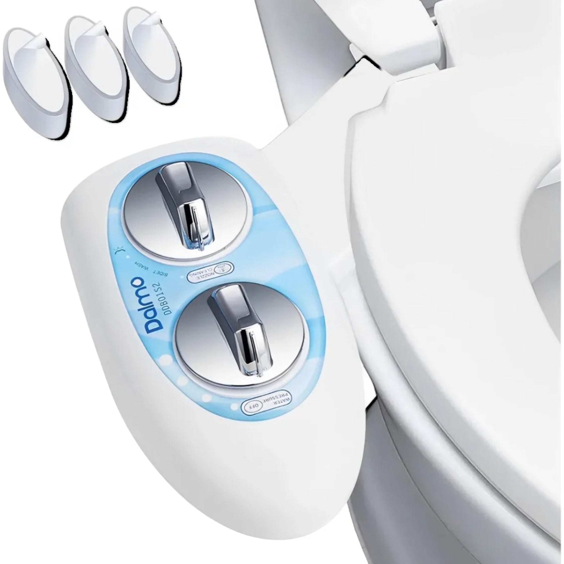 Bidet Fresh Water Spray Kit Non-Electric Toilet Seat Attachment Cold Wash بيديت طقم لرش المياه -مرفق مقعد المرحاض غير الكهربائى