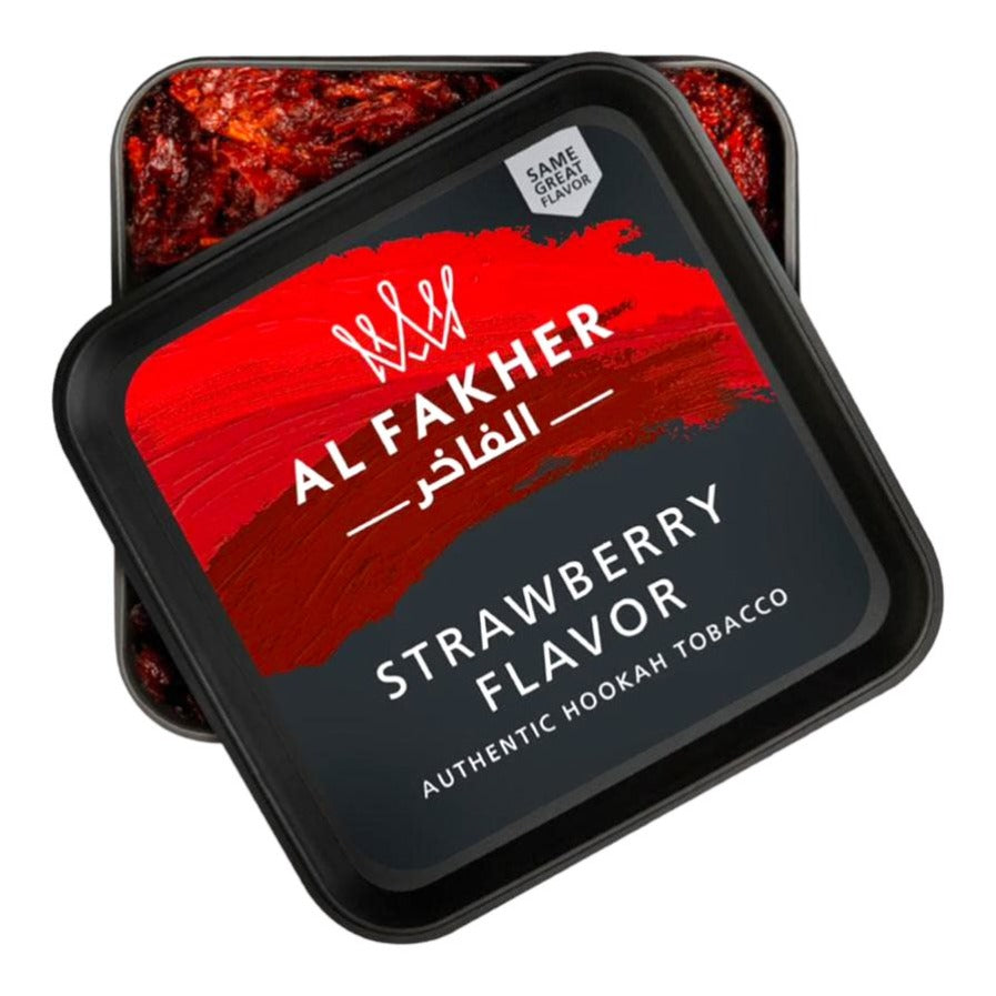 al fakher tobacco flavors AL Fakher Strawberry Flavor 250 GM الفاخر نكهة الفراولة – SF SHOPLY