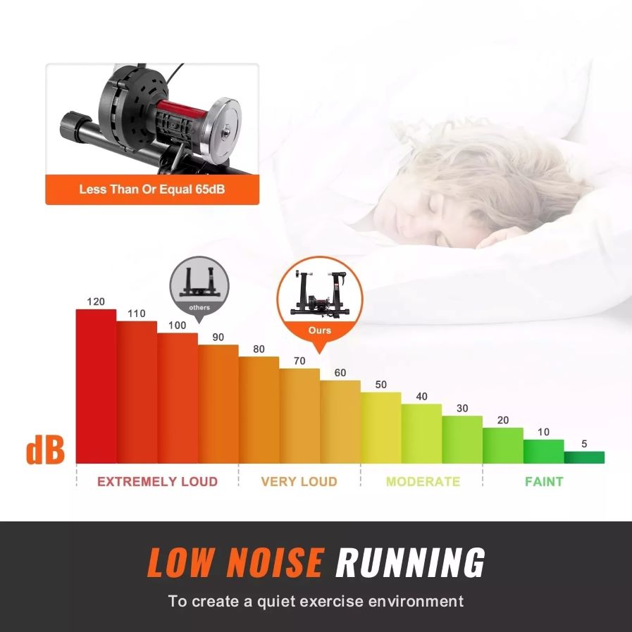 Magnetic Bike Trainer Stand Premium Steel Bicycle Indoor Exercise Fitness Black