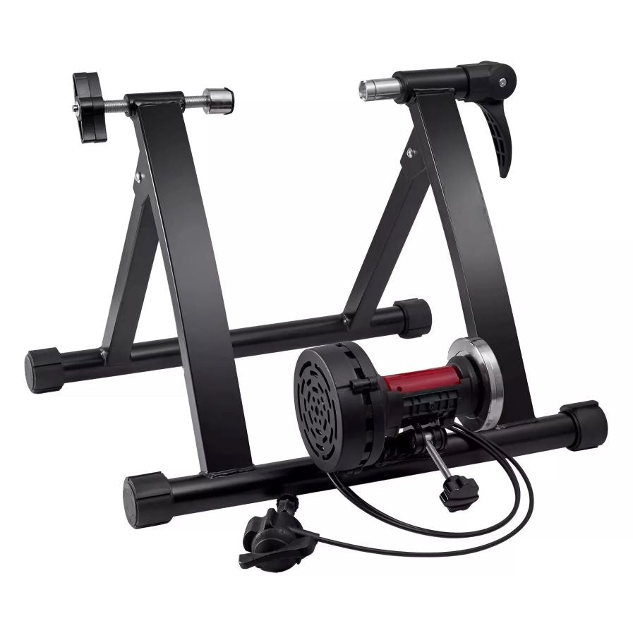 Magnetic Bike Trainer Stand Premium Steel Bicycle Indoor Exercise Fitness Black
