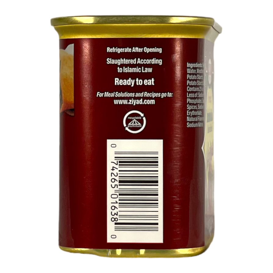 Ziyad Luncheon Loaf Made With Beef 340 GM زياد لنشون لحم بقرى