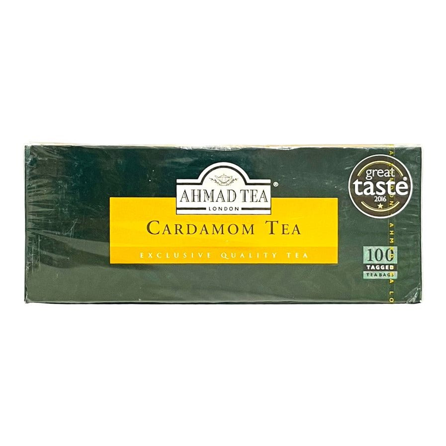 Ahmad tea Cardamom Tea 100 bags 200 G شاي أحمد تي بالهال