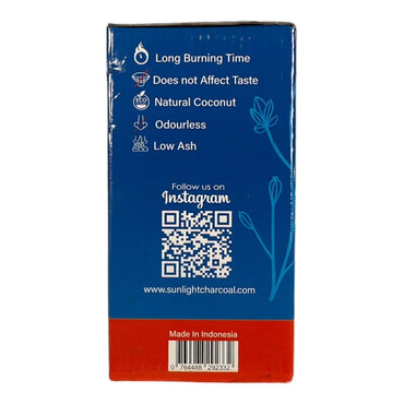 SunLight Premium Coconut Charcoal 72 Cubes صن لايت فحم بجوز الهند