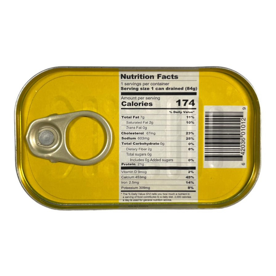 Alshark Moroccan Sardines in Oil 120 GM الشرق سردين مغربى بالزيت