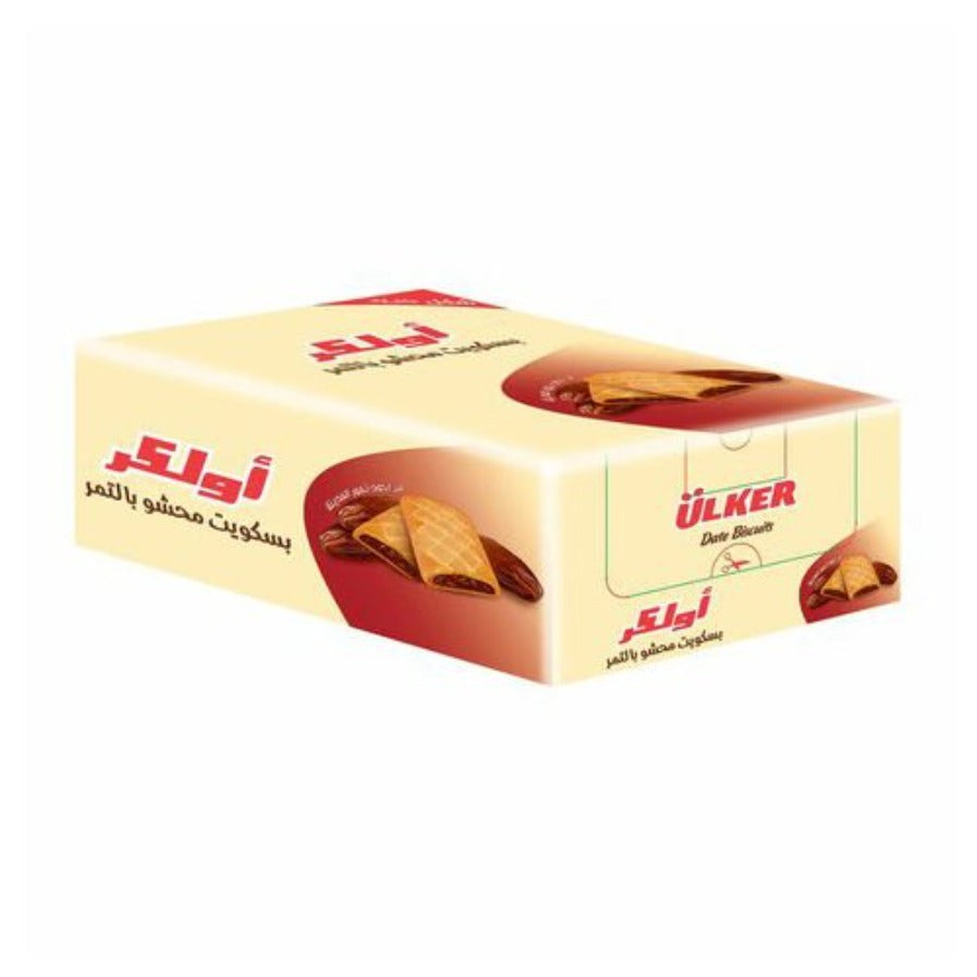 Ulker Biscuit Stuffed With Dates 12 Pieces أولكر بسكويت محشو بالتمر