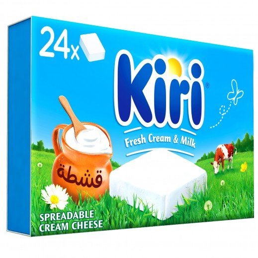 Kiri spreadable Cream Cheese - 24 pieces