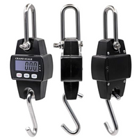 Digital LED Hanging Scale 300 KG / 660 LBS Industrial Crane Scale Black