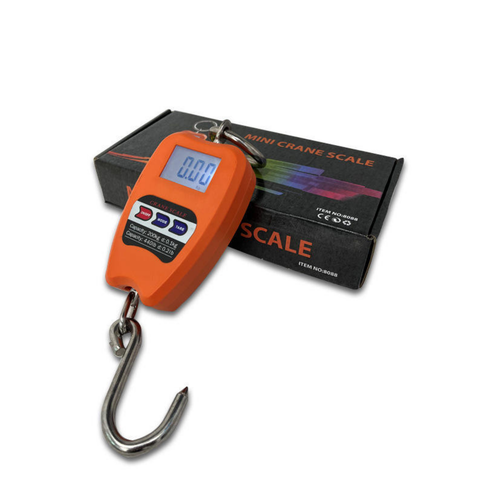 Crane Scale Weighing Digital Industrial Hanging Scale 200Kg / 441Lb Heavy Duty
