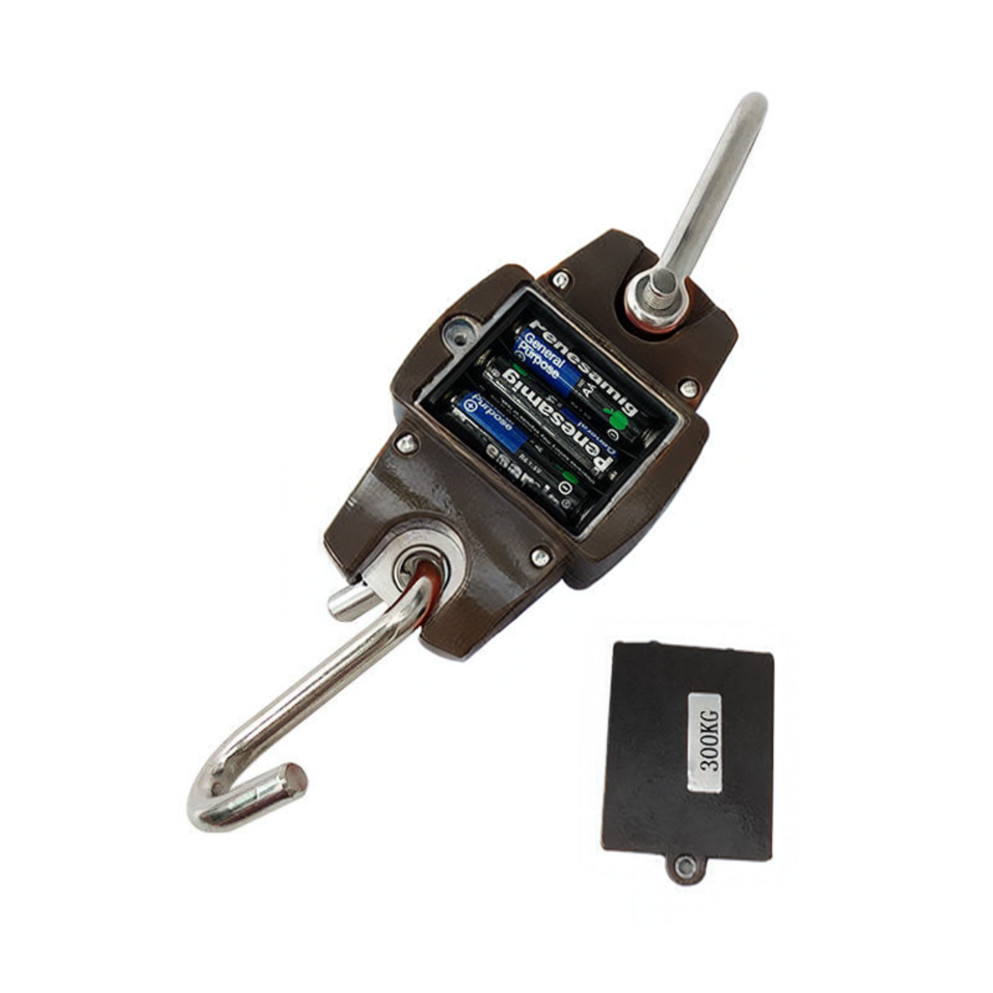 Digital LED Hanging Scale 300 KG / 660 LBS Industrial Crane Scale Black