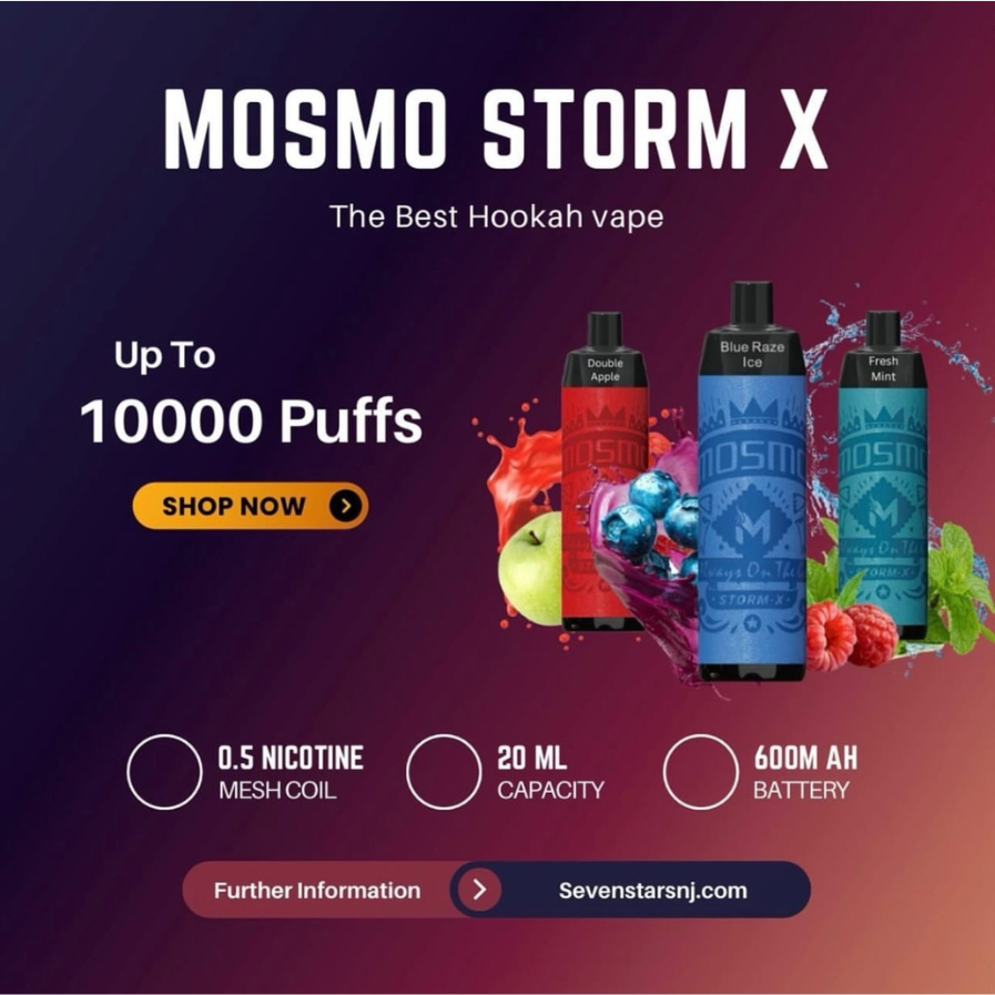 Mosmo Storm x 10k Puffs vape
