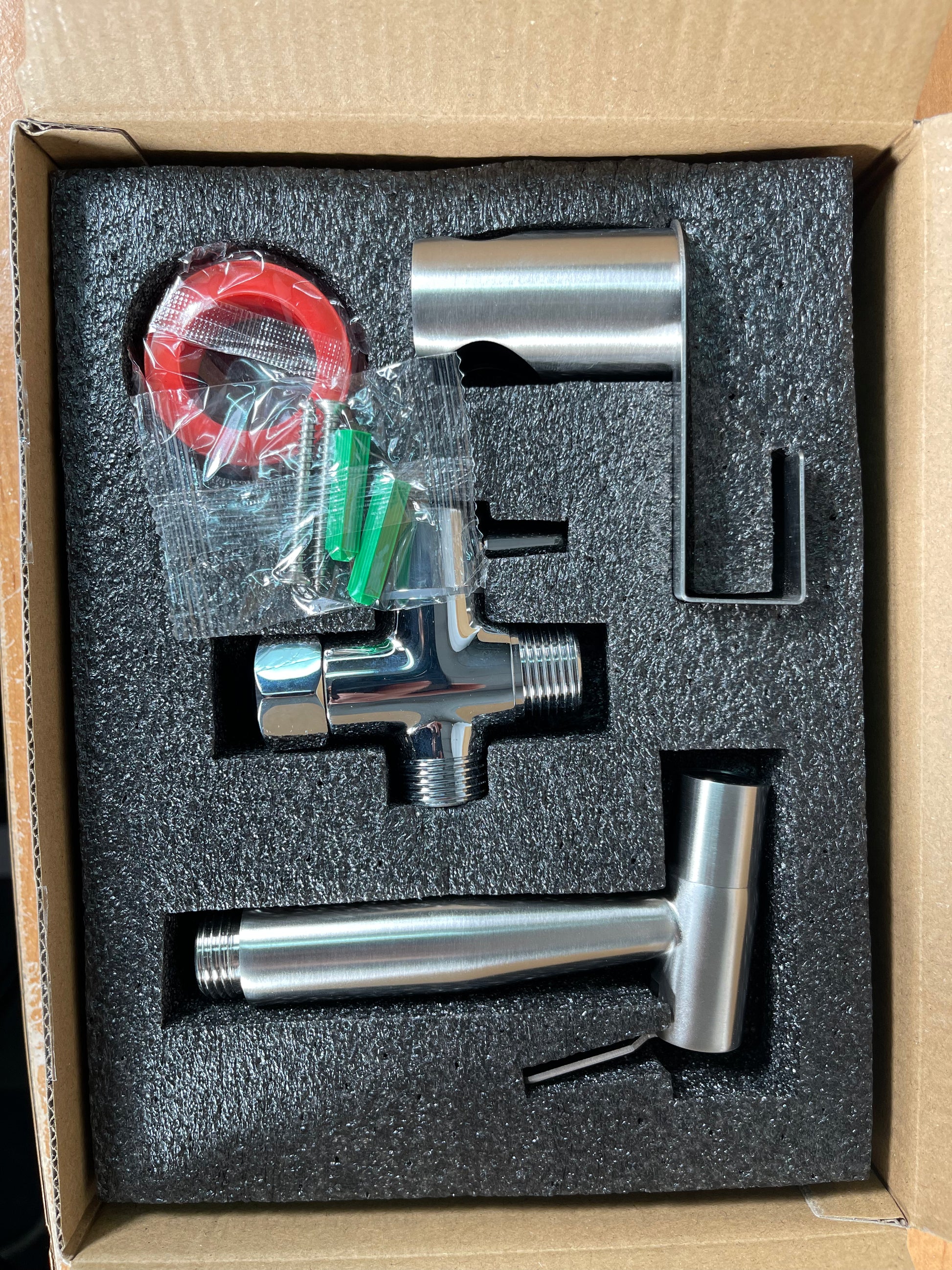 Toilet Shattaf Adapter Hose Bidet Spray Stainless Steel Handheld Shower Head US
