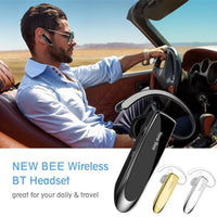 NEW BEE Bluetooth5.0 Headset Hands-Free Trucker Earpiece Noise-Canceling Headphone نيو بى سماعة رأس بدون استخدام اليدين بخاصية الغاء الضوضاء