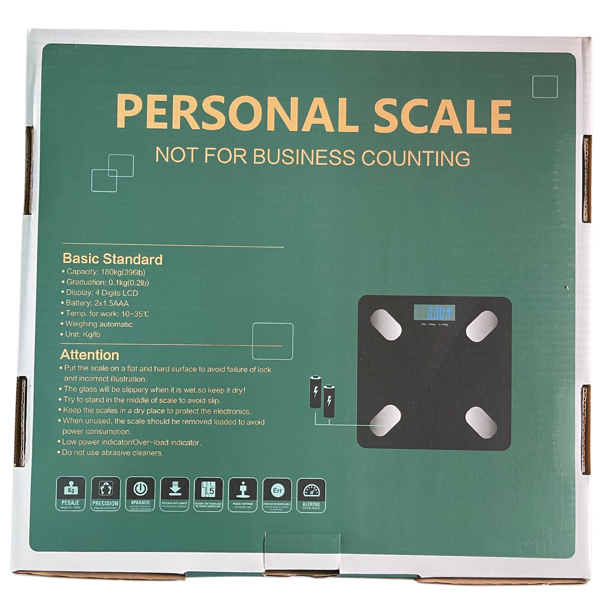 Smart Digital Bathroom Weight Fat Scale Body BMI Mobile App Bluetooth