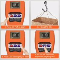 Crane Scale Weighing Digital Industrial Hanging Scale 200Kg / 441Lb Heavy Duty