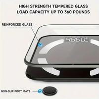 Smart Digital Bathroom Weight Fat Scale Body BMI Mobile App Bluetooth