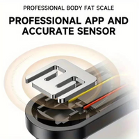 Smart Digital Bathroom Weight Fat Scale Body BMI Mobile App Bluetooth