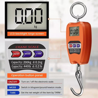 Crane Scale Weighing Digital Industrial Hanging Scale 200Kg / 441Lb Heavy Duty
