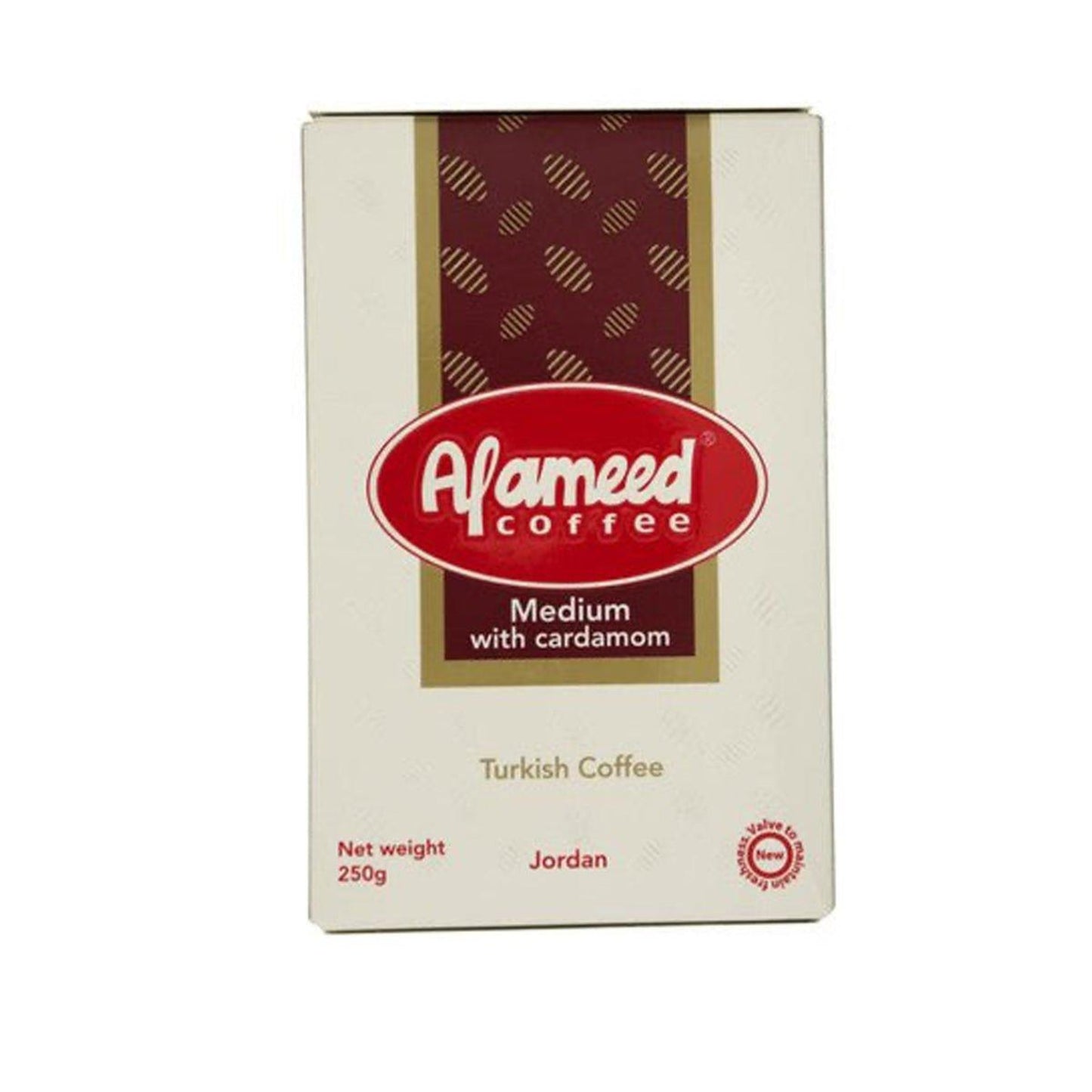 Al Ameed Coffee Medium Roast with Cardamom 200 GM بن العميد وسط مع الحبهان