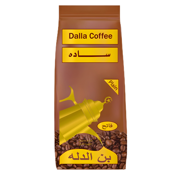 Dalla Coffee Plain Light Roast بن الداله قهوة سادة تحميص فاتح)