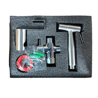 Toilet Shattaf Adapter Hose Bidet Spray Stainless Steel Handheld Shower Head US