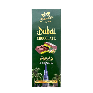 Sandra Dubai Chocolate Pistachio Kunafa ساندرا شوكولاتة دبى بالفستق (بيستاشيو) و الكنافة