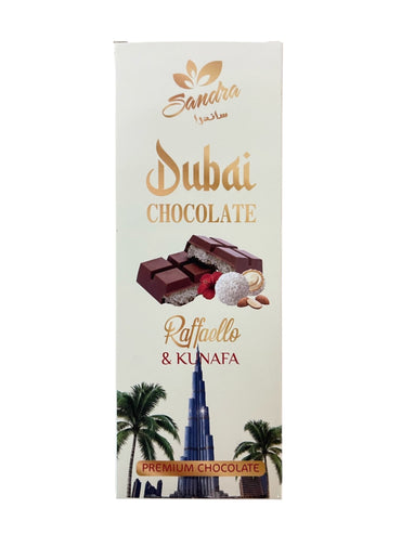Sandra Dubai Chocolate Raffaello & Kunafa ساندرا شوكولاتة دبى رافايلو و الكنافة