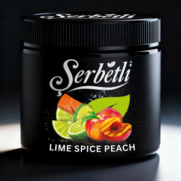 Serbetli Lime Spice Peach شربتلي معسل ليمون وخوخ
