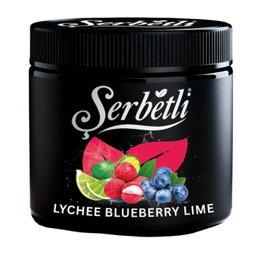 Serbetli Lychee Blueberry شربتلي معسل ليتشي توت وليمون