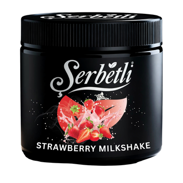 Serbetli Strawberry Milkshake شربتلي معسل ميلك شيك فراولة