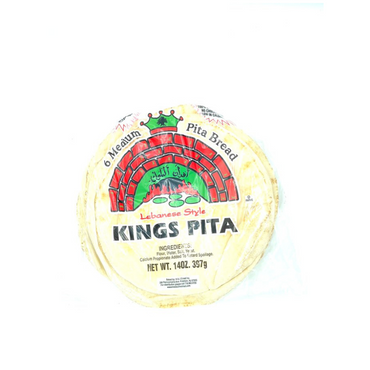 King Pita Lebanese 6 white pita bread كينج بيتا&nbsp;6 رغيف خبز ابيض لبنانى&nbsp;