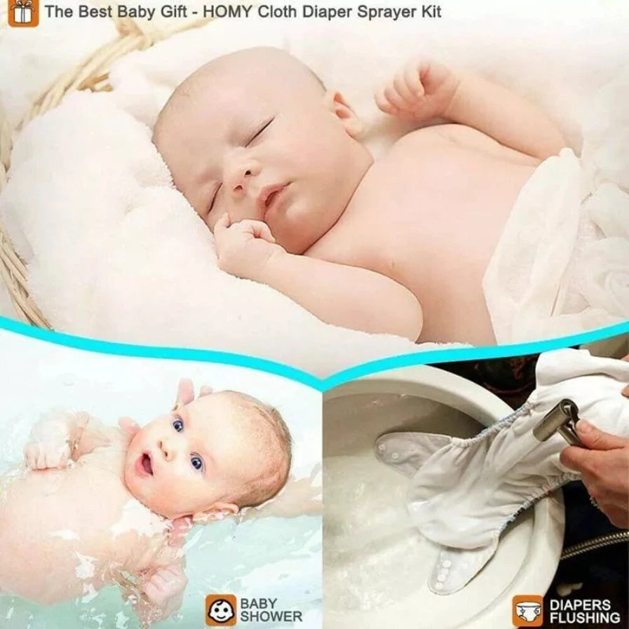 Toilet Shattaf Adapter Hose Bidet Spray Stainless Steel Handheld Shower Head US