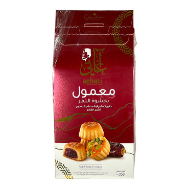 Aghati Maamoul Dates 350 GM اغاتى معمول بحشوة التمر حلويات شرقية 