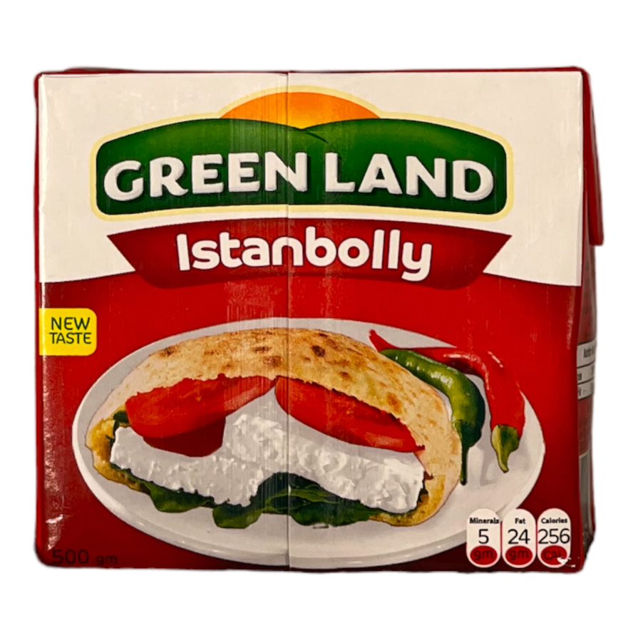 Green Land Istanbolly Cheese 500 GM جرين لاند جبنة اسطنبولى