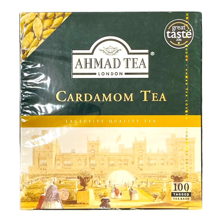 Ahmad tea Cardamom Tea 100 bags 200 G شاي أحمد تي بالهال