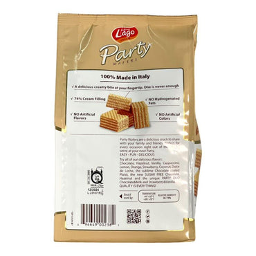 Party Wafers Cookies With Cappuccino Flavored Cream Filling 250 GM بارتى ويفر محشو بكريمة بنكهة الكابتشينو