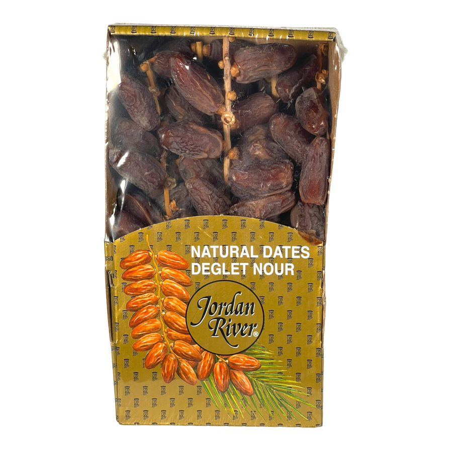 Natural Dates Deglet Nour 2 LB تمور طبيعية دجلة نور