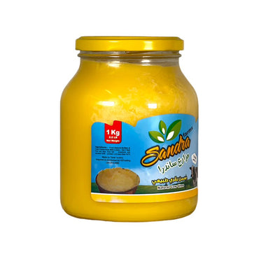 Sandra Farms Natural Cow Ghee 1 Kg مزارع ساندرة سمن بقرى نقى 