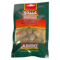 Abido Nutmeg Whole 50 GM عبيدو جوزة الطيب حب