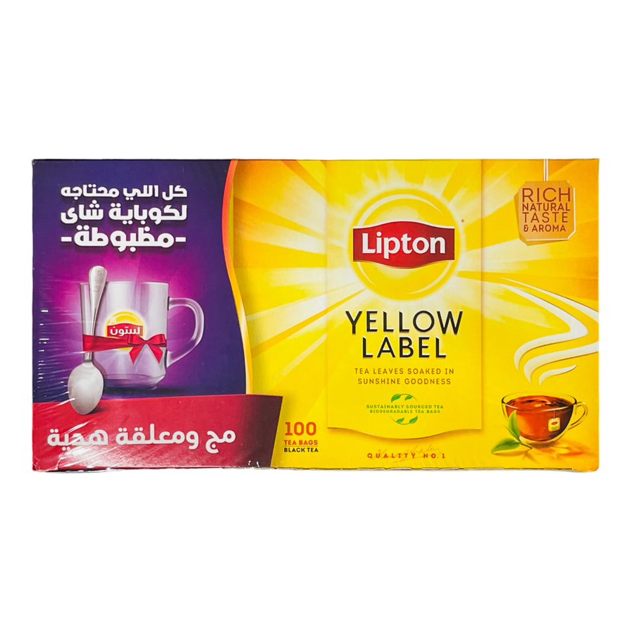 Lipton Tea 100 Tea Bags شاي ليبتون 100 كيس شاي