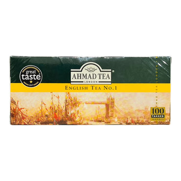 Ahmad Tea English Tea 100 bags 200 G شاي أحمد تي شاي إنجليزي