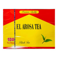 EL AROSA TEA -Black Tea 100 tea bags 200 GM شاي العروسة شاى اسود 100 كيس شاي