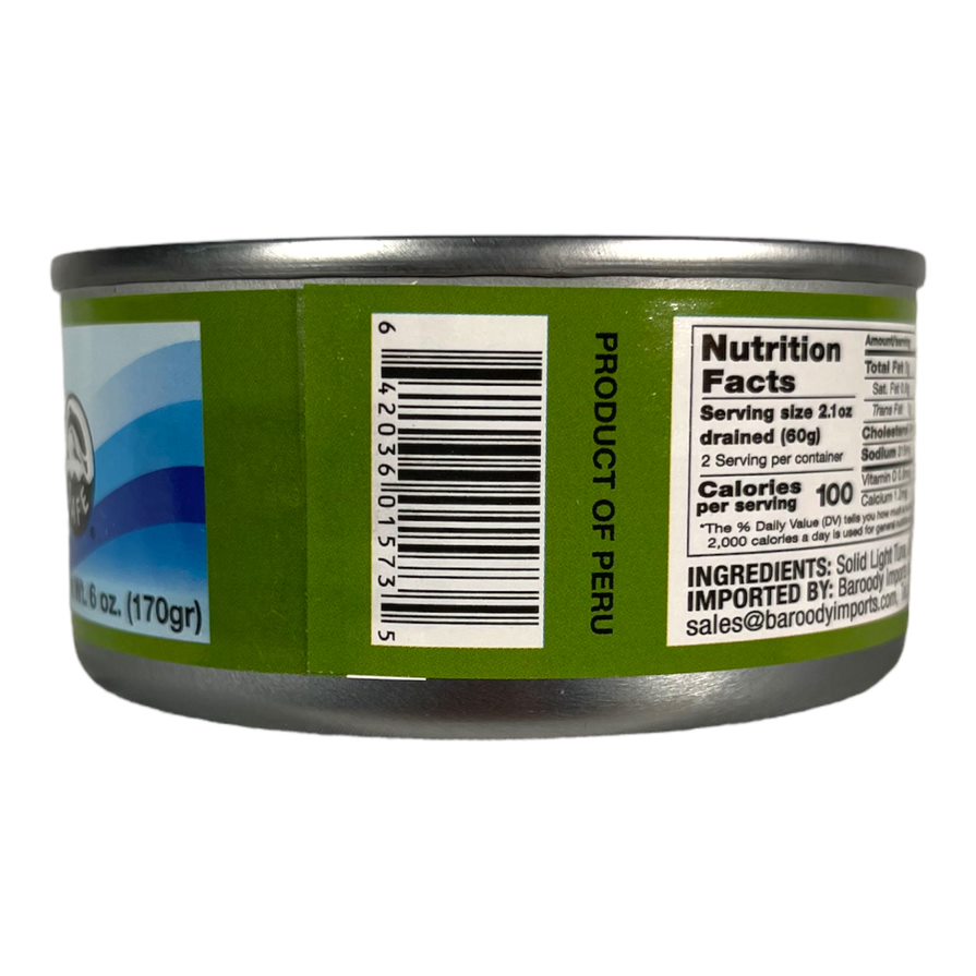 ALshark Light Solid Tuna In Olive Oil 170 GM الشرق سمك تونا بزيت الزيتون