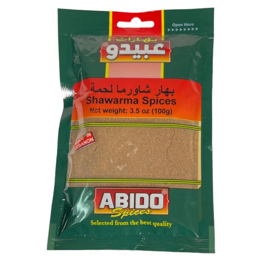 Abido Shawarma Spices 100 GM عبيدو بهار شاورما لحمة