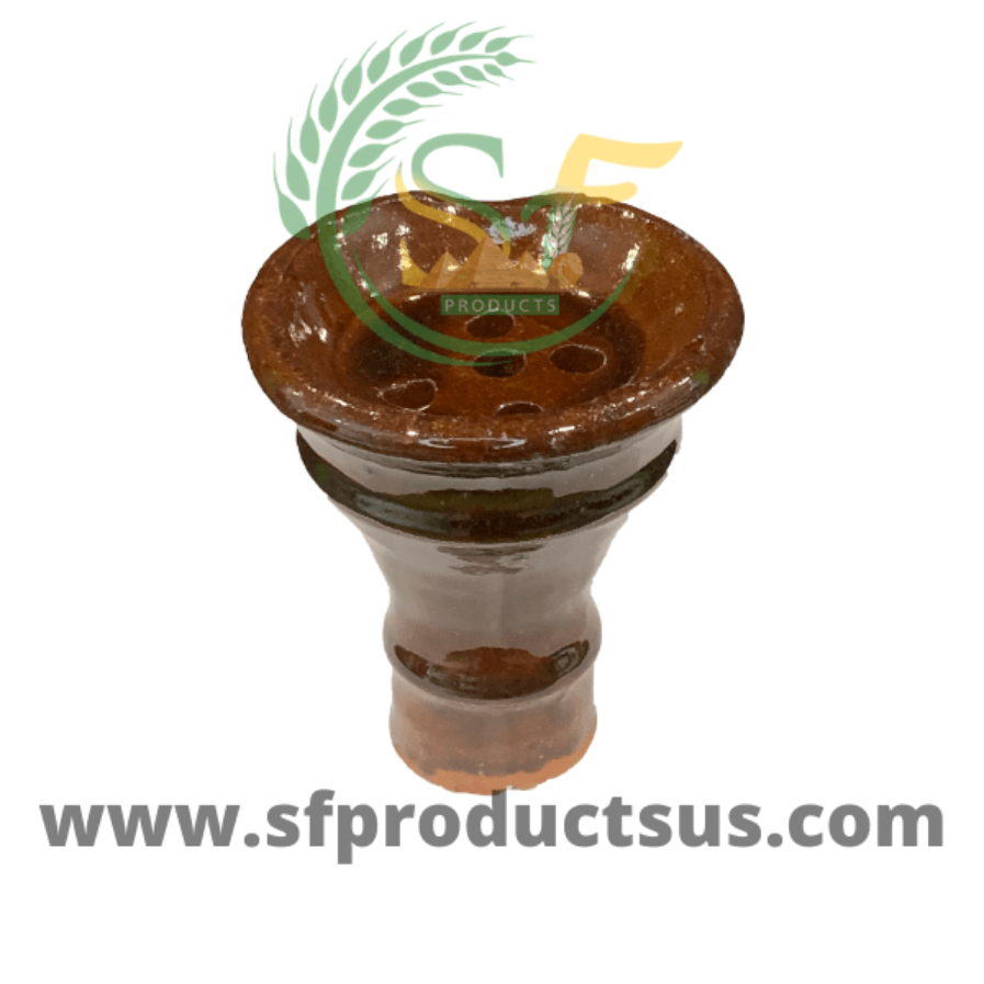 Egyptian Glazed Clay Hookah Bowl وعاء الشيشة من الطين المصرى